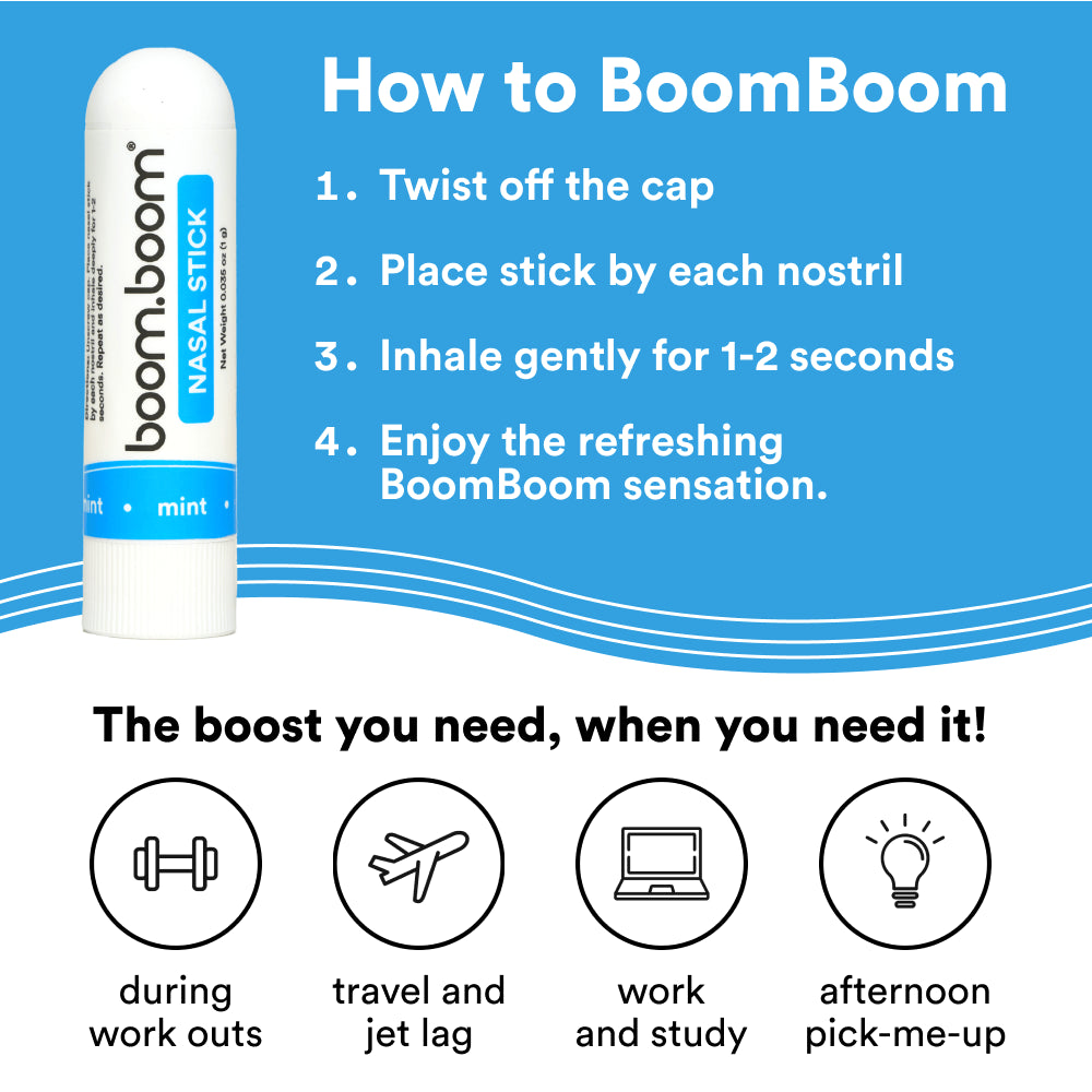 Revitalize Your Senses with BoomBoom Nasal Stick - Bold, Refreshing Vapors for Effortless Breathing