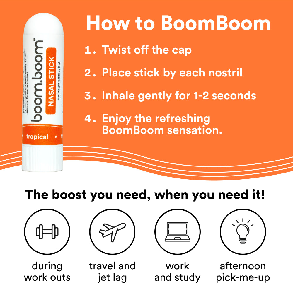 Revitalize Your Senses with BoomBoom Nasal Stick - Bold, Refreshing Vapors for Effortless Breathing