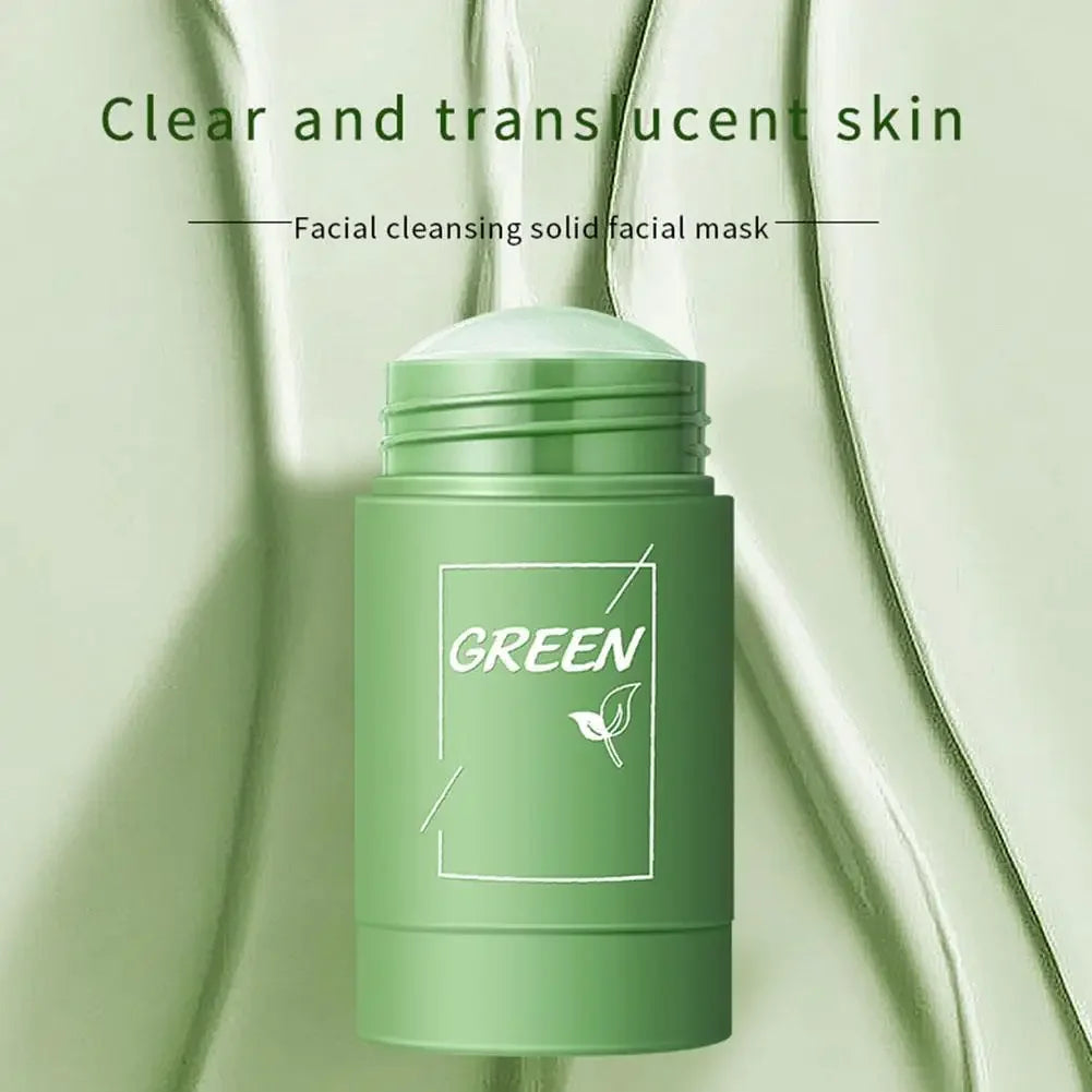 Revitalize Your Skin with the Green Tea & Eggplant Deep Cleansing Mud Mask - Control Oil, Shrink Pores, and Refresh Your Complexion!