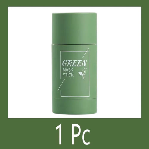 Revitalize Your Skin with the Green Tea & Eggplant Deep Cleansing Mud Mask - Control Oil, Shrink Pores, and Refresh Your Complexion!