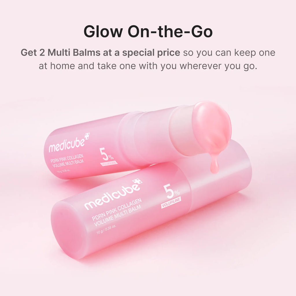Revitalize Your Skin with [NEW] Medicube PDRN Pink Collagen Volume Multi Balm - All-in-One Anti-Aging Solution for Youthful Glow, Fine Line Reduction, and Firming Care