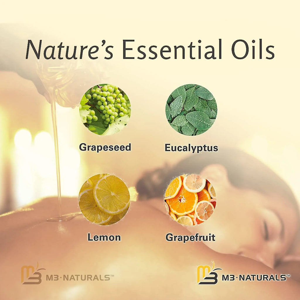 Revitalize Your Skin with M3 Naturals Firming Anti-Cellulite Body Oil – 8 Fl Oz Infused with Collagen for a Spa-Like Experience at Home