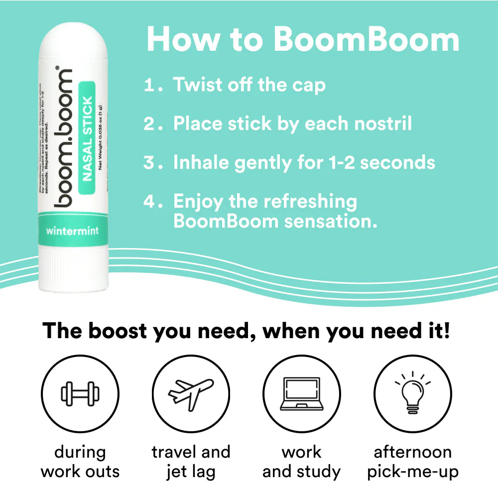 Revitalize Your Senses with BoomBoom Nasal Stick - Bold, Refreshing Vapors for Effortless Breathing