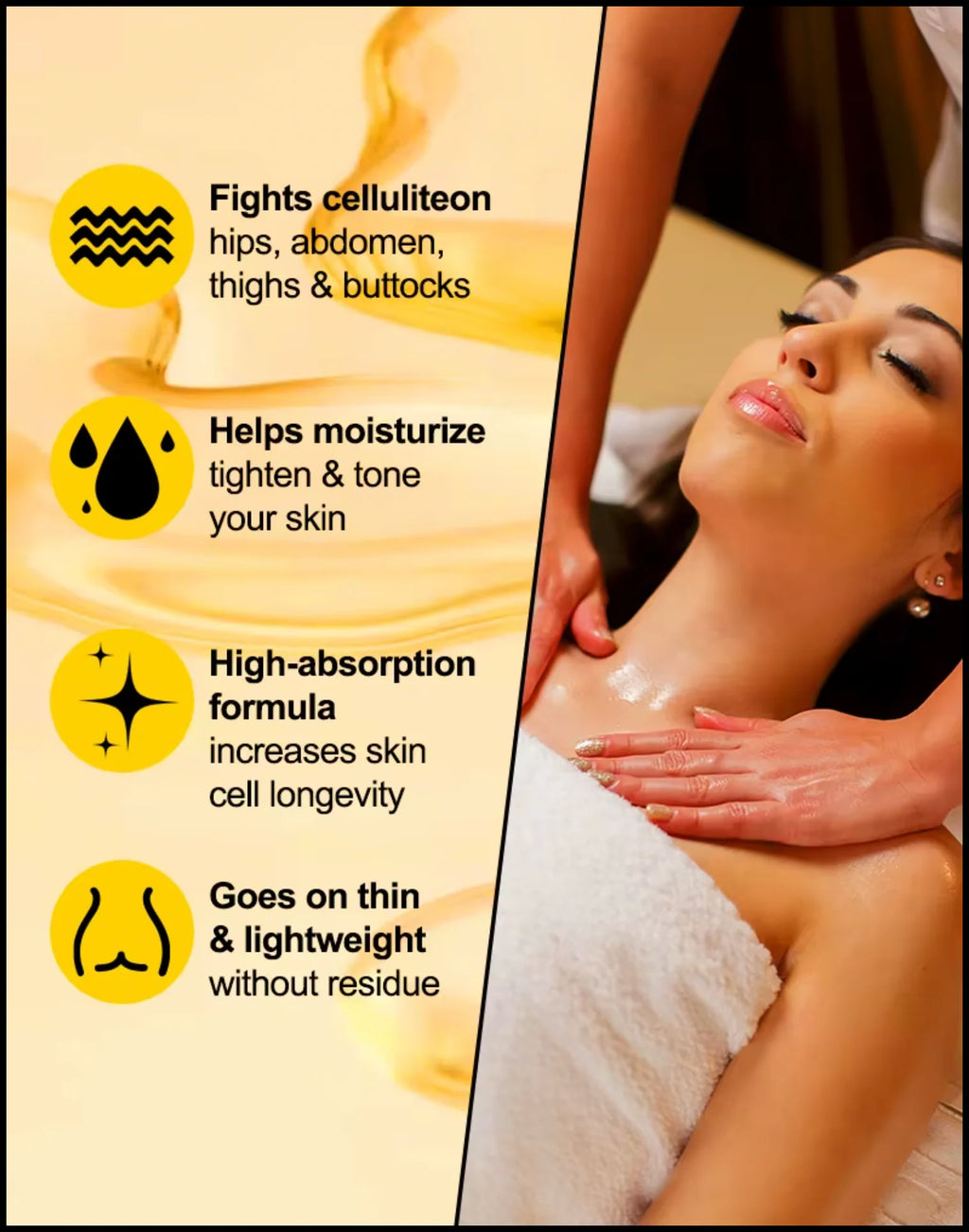 Revitalize Your Skin with M3 Naturals Firming Anti-Cellulite Body Oil – 8 Fl Oz Infused with Collagen for a Spa-Like Experience at Home